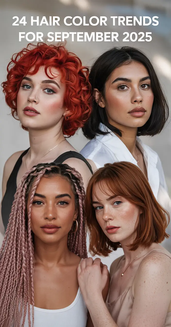 Hair Color Trends for September 2025 – Best September Hair Color Ideas Blonde & Brunette