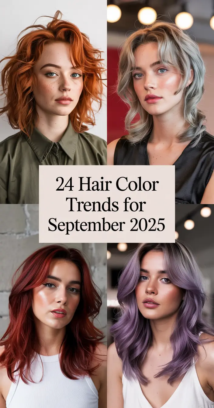 Hair Color Trends for September 2025 – Best September Hair Color Ideas Blonde & Brunette