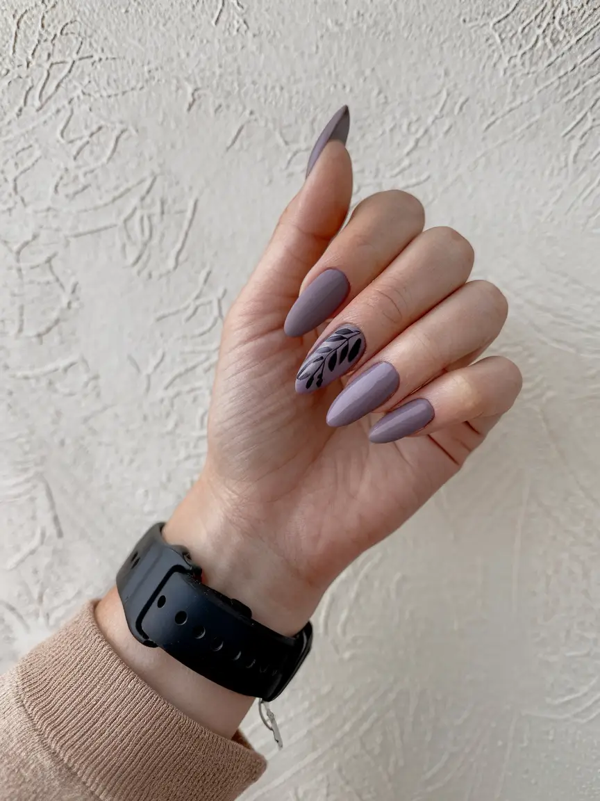 september-nails-color-fall-Velvet-Mauve-with-Botanical-Detail