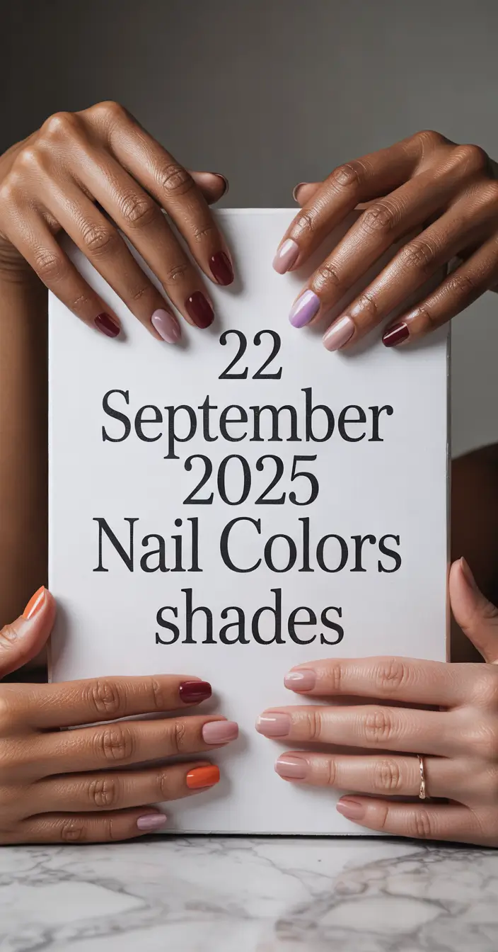 September 2025 Nail Colors Shades: Best Fall Ideas for Trendy Manicures