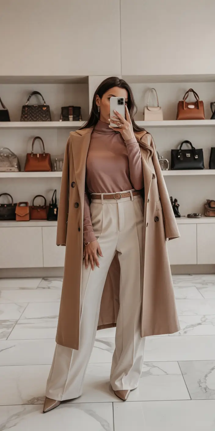 fall fashion trends 2025 Elevated Neutrals Executive Realness