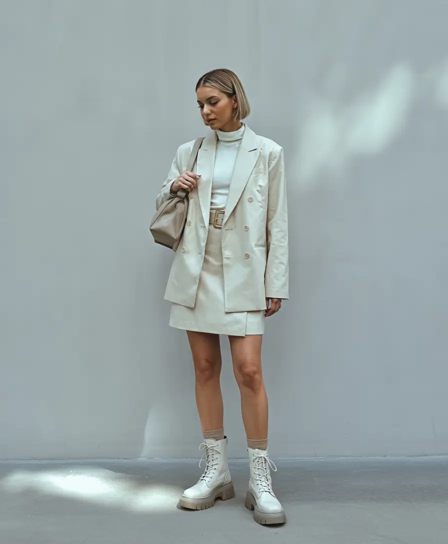 fall fashion trends Modern Monochrome Power Play