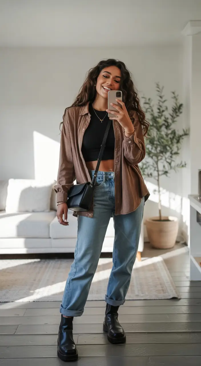 fall fashion trends casual Coffee Shop Cool With a Hint of Edge