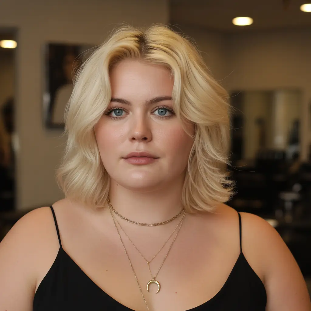 fall haircuts 2025 long with bangs Vanilla Cream Waves with Feathered Curtain Bangs