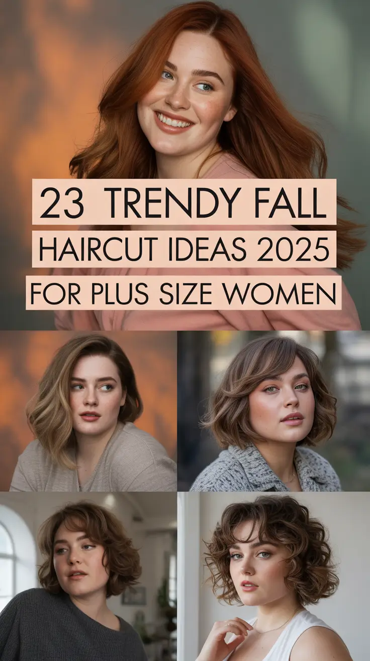 Trendy Fall Haircut Ideas 2025 for Plus Size Women: Inspo for Every Face Shape