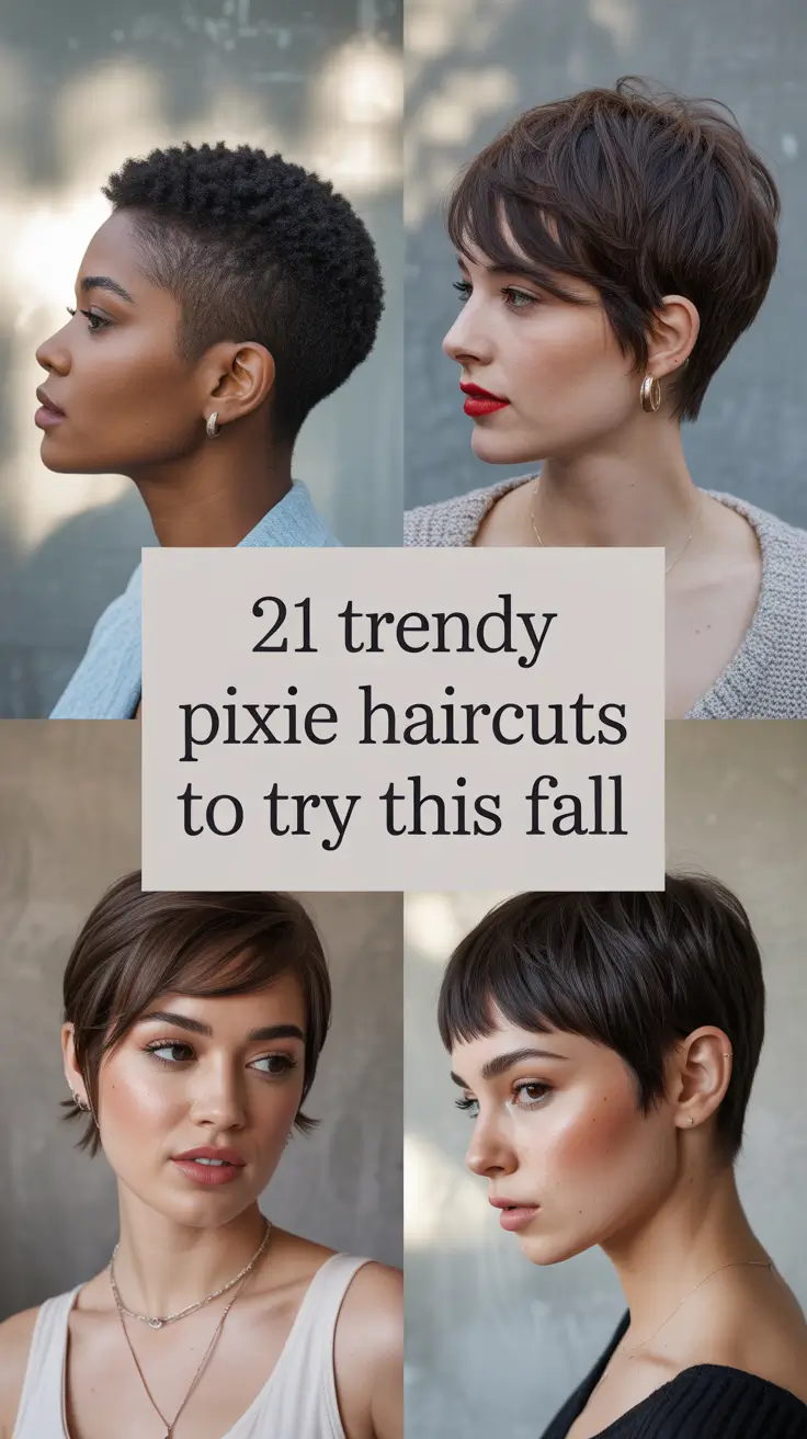 Trendy Pixie Haircuts to Try This Fall 2025: Fresh Cuts, Colors & Styling Inspiration