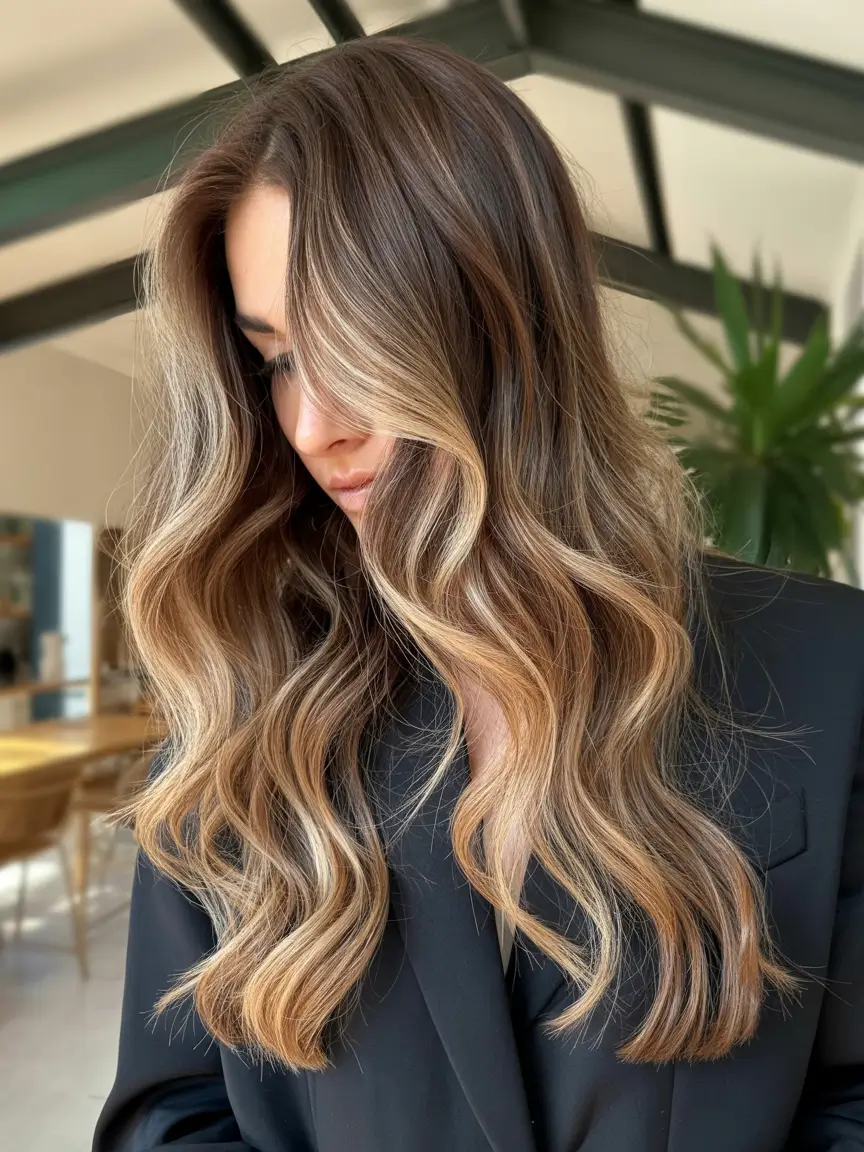 auburn hair colors Golden Auburn Balayage Glam