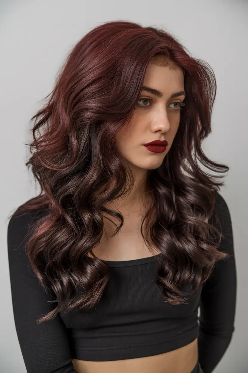 auburn hair colors Deep Red Auburn Volume