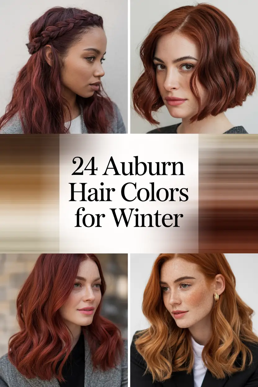Auburn Hair Colors for Winter 2025 / 2026: Cute Ideas and Stylish Highlights