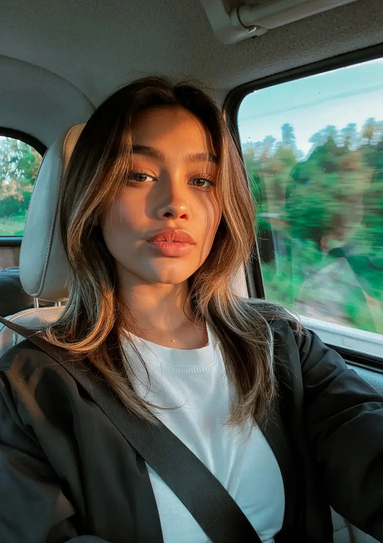 fall hair colors for warm skin tones Bronzed Layers with Soft Dimension
