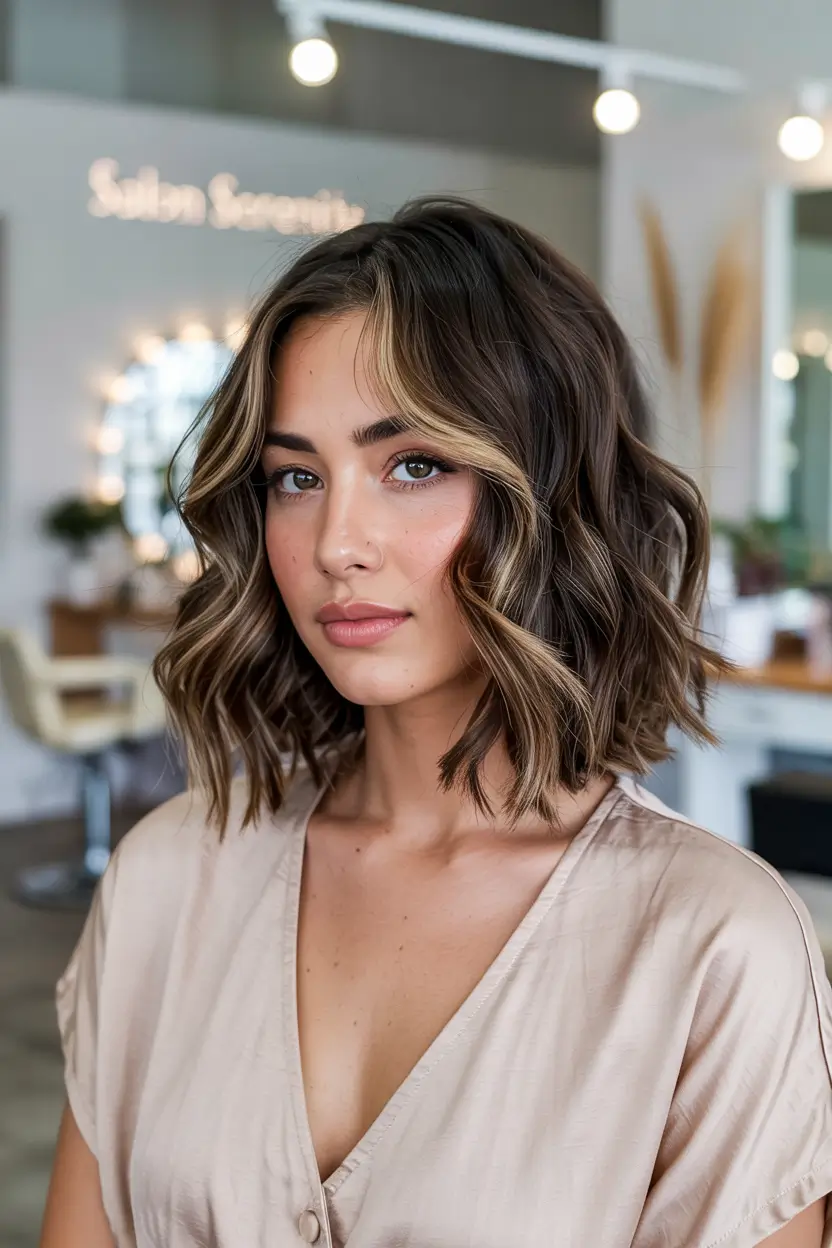 fall hair colors for warm skin tones Bold Face-Framing Highlights