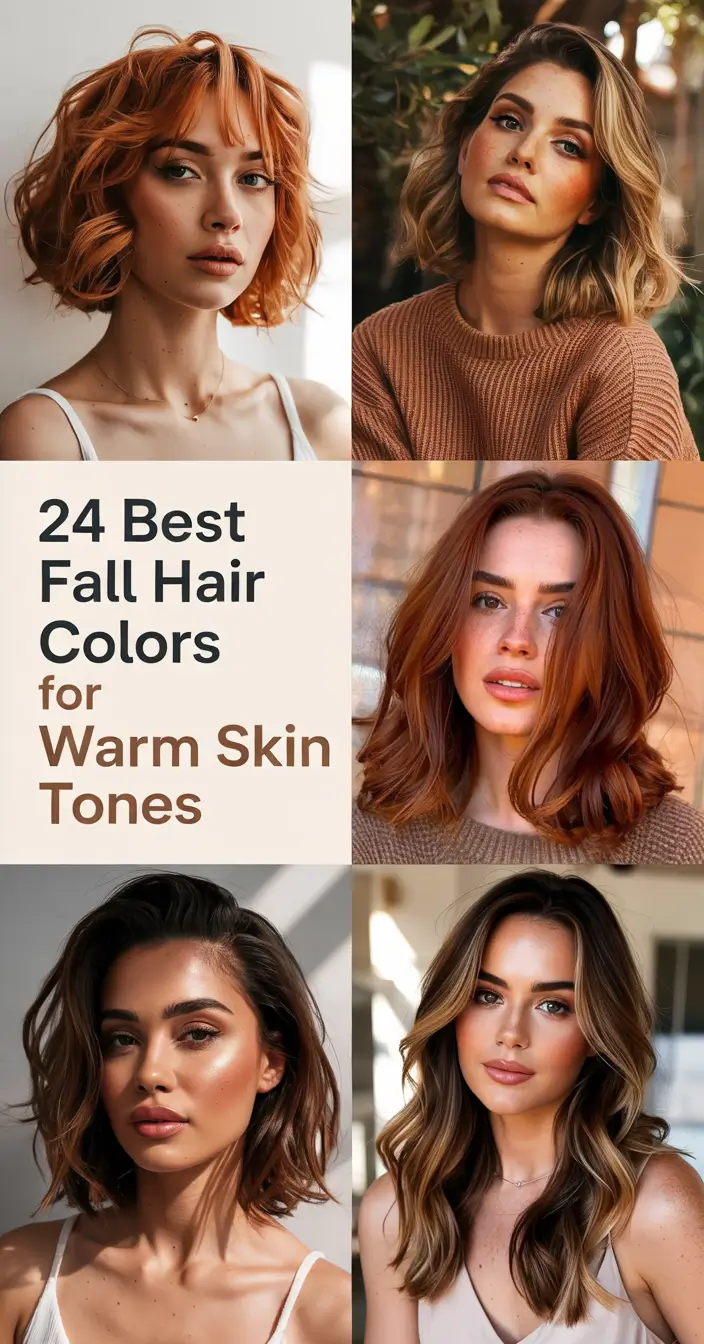 Best Fall Hair Colors for Warm Skin Tones 2025: Trendy Ideas for Every Shade