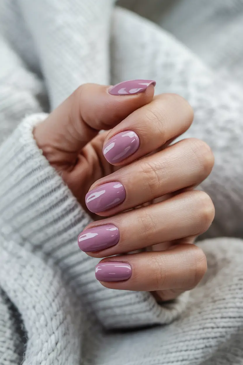 fall/winter nails colors Dusty Mauve Simplicity