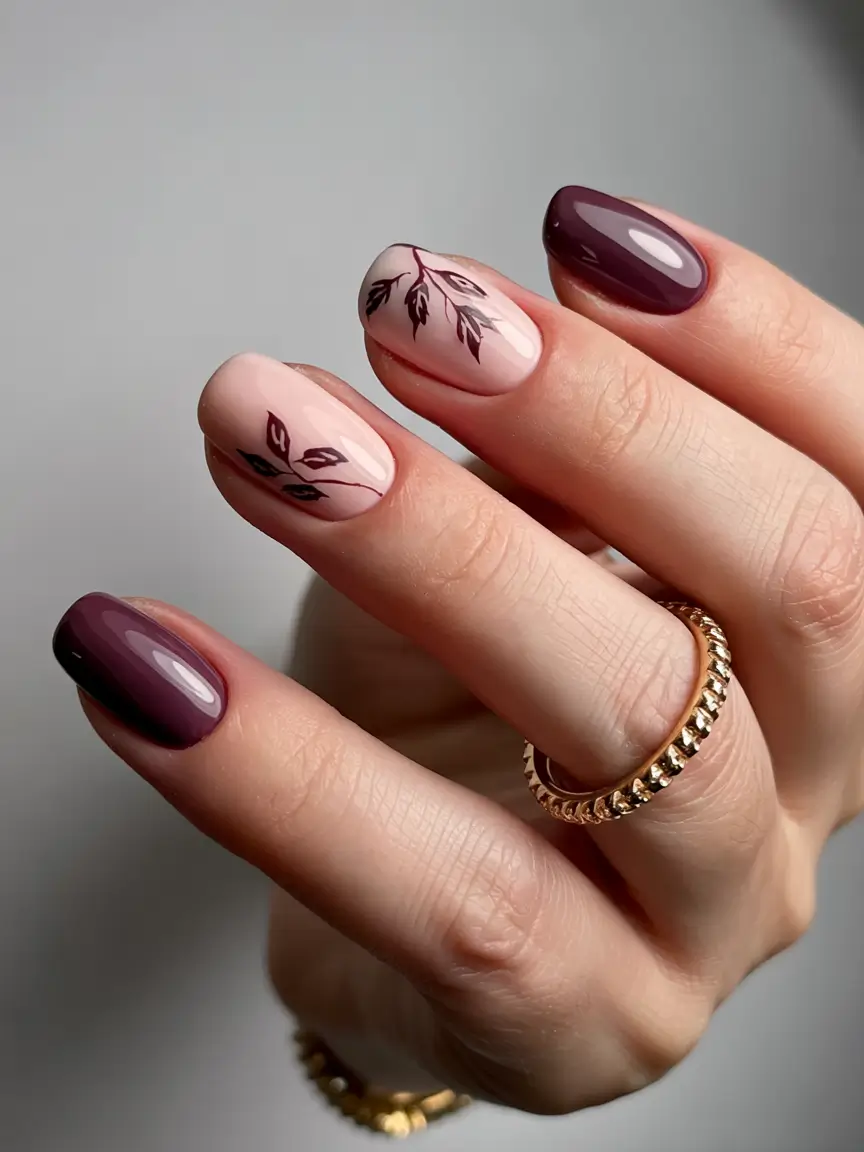 fall/winter nails colors Wine & Botanical Art