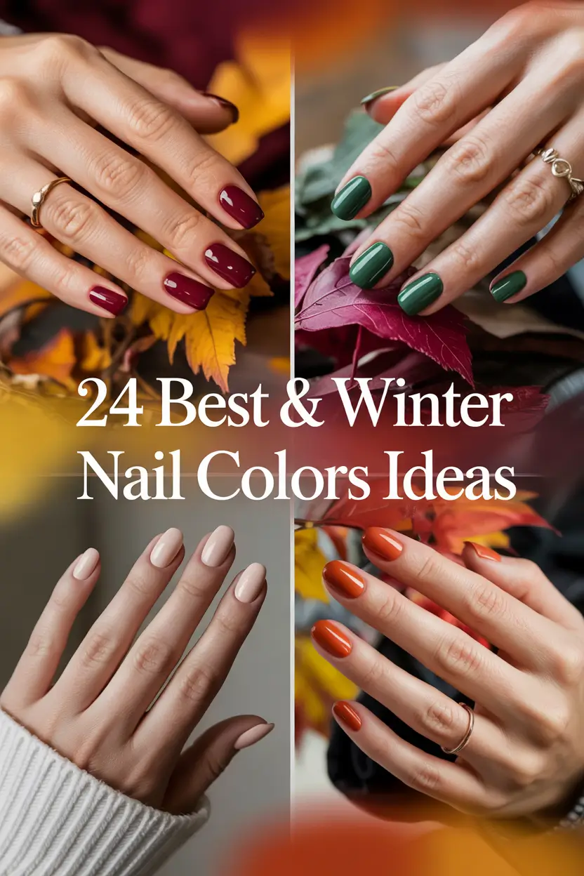 Best Fall & Winter Nail Colors Ideas 2025–2026: Short, Solid & Popular Manicure Trends