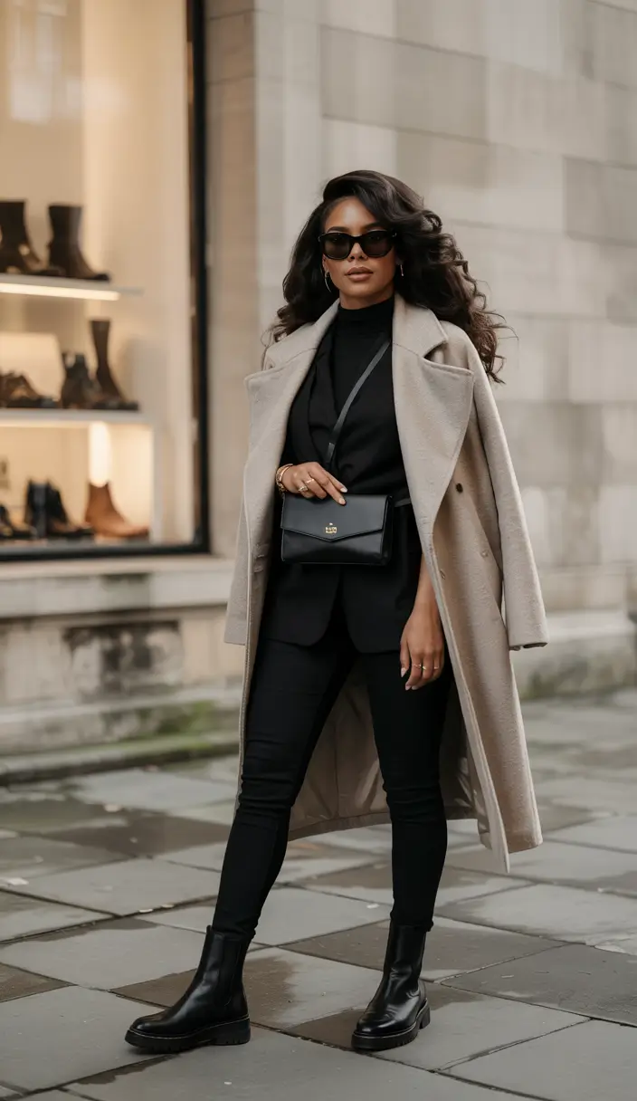 Classy Winter Outfits 2025 2026 New Ideas Structured Neutrals with City Confidence
