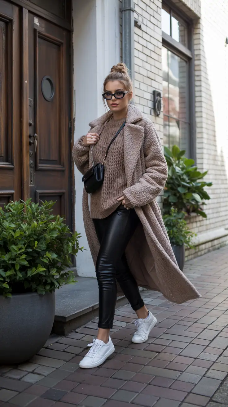 Classy Winter Outfits 2025 2026 New Ideas Teddy Coat City Comfort