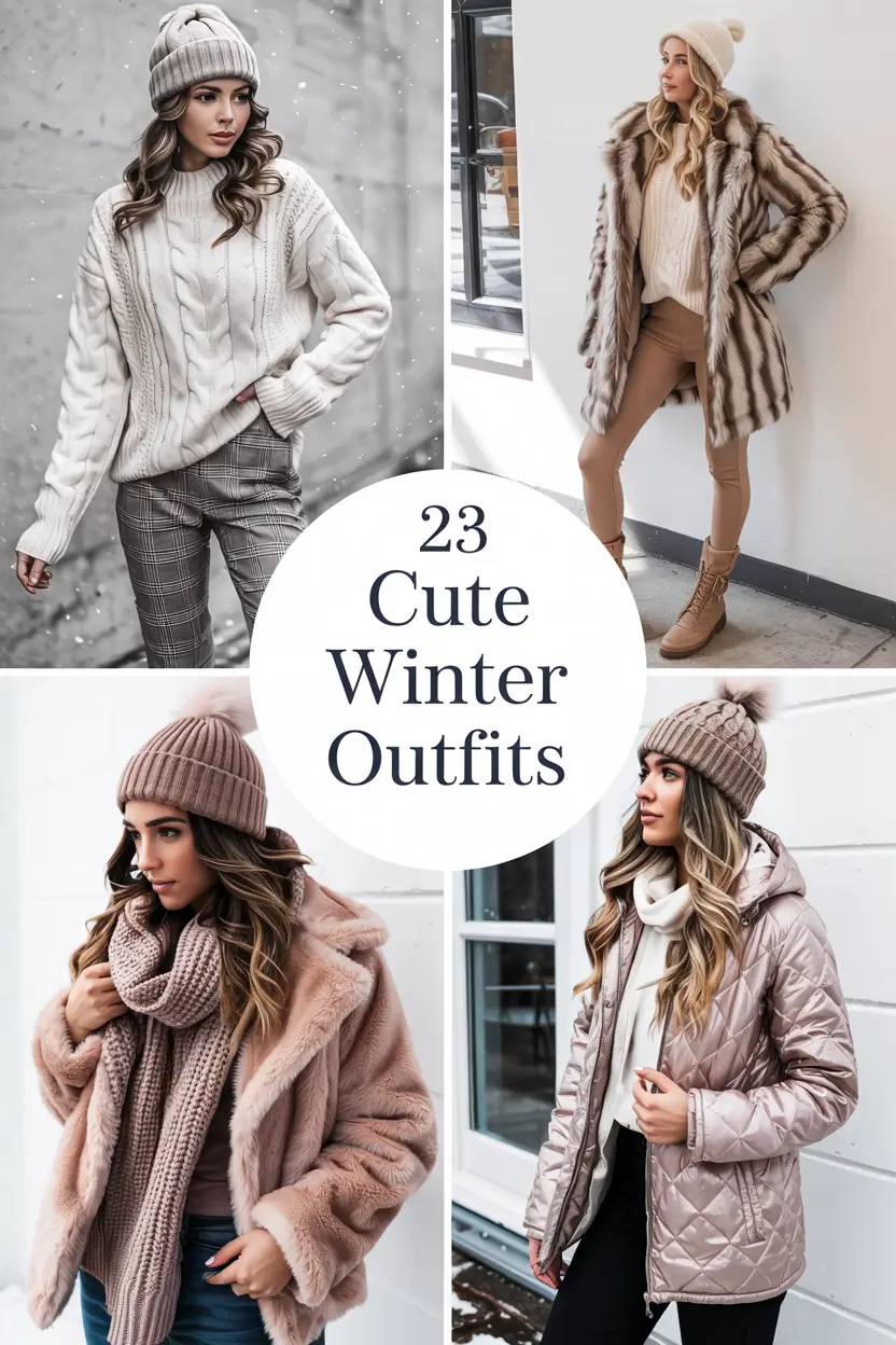 Cute Winter Outfits 2025 – 2026: Cozy & Casual Inspo for Women