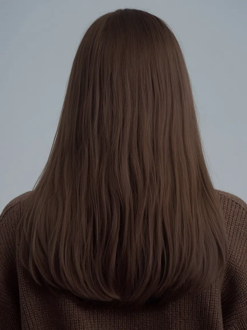 dark winter hair color ideas Classic Chocolate Bob