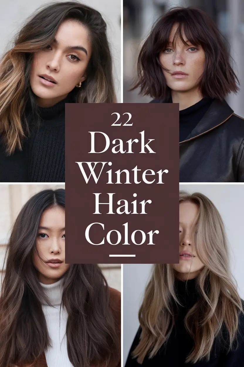 Dark Winter Hair Color 2025–2026: Best Ideas & Inspiration for the Season