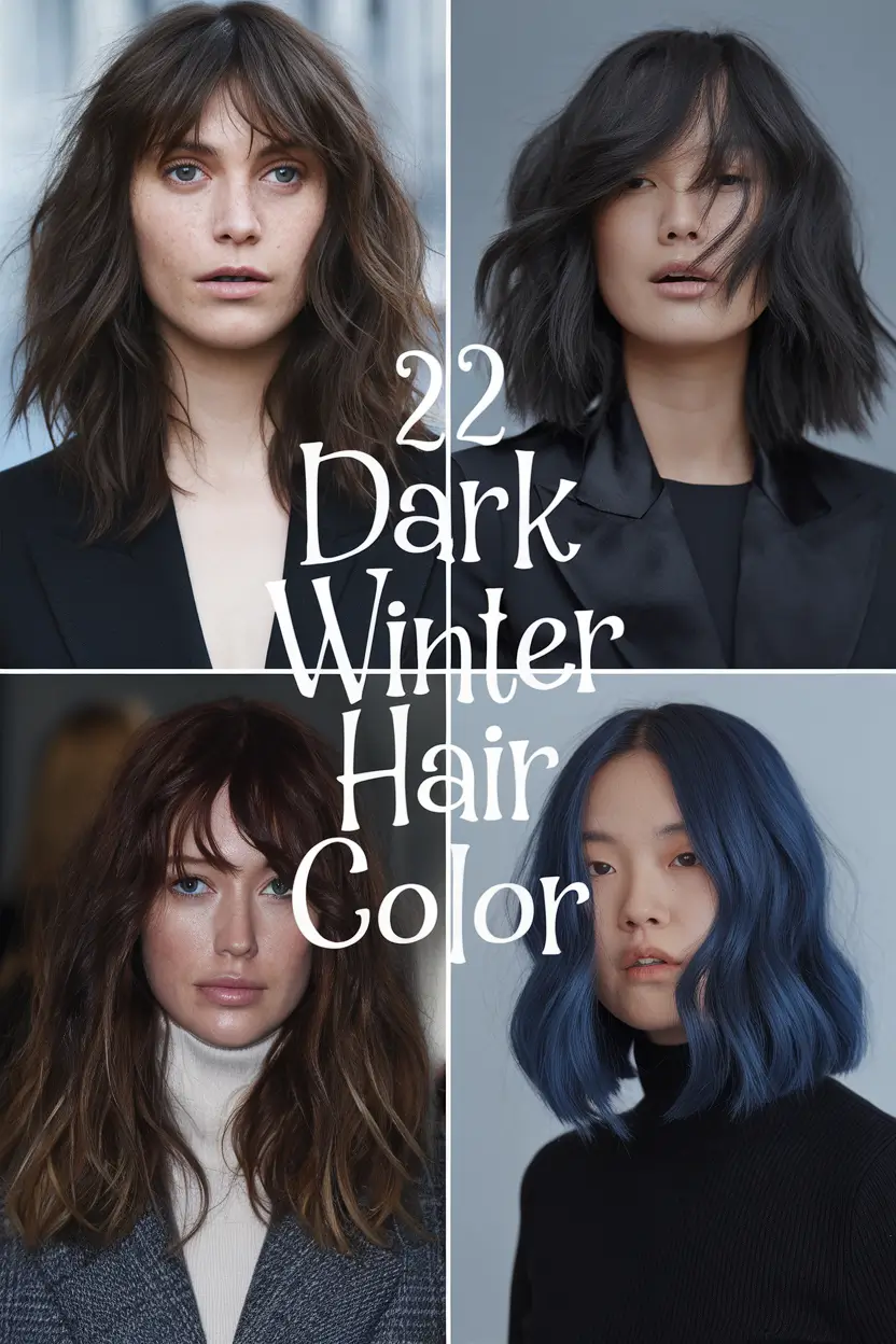 Dark Winter Hair Color 2025–2026: Best Ideas & Inspiration for the Season