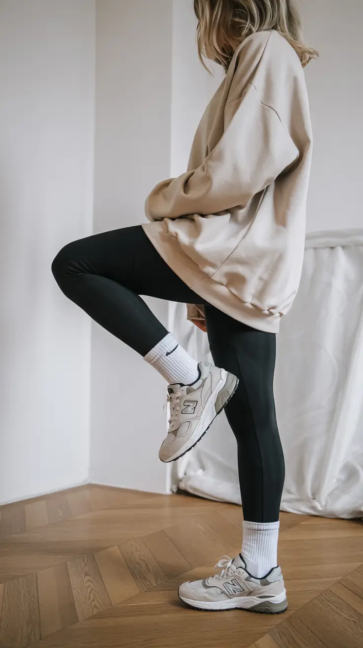 early winter outfits 2025 Sporty Comfort Layers