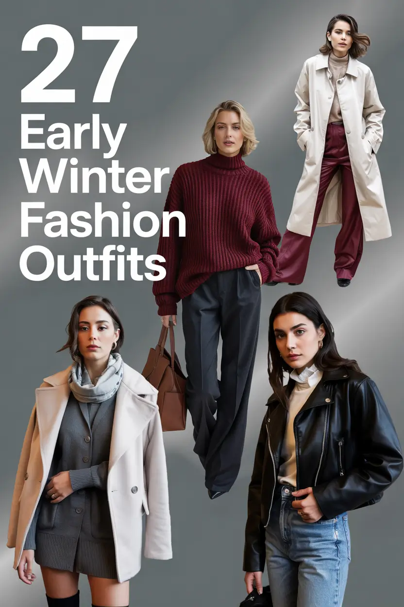 Early Winter Fashion Outfits 2025: Casual, Work & Aesthetic Inspiration for Women
