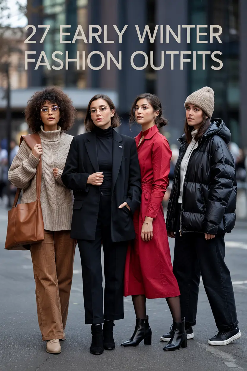 Early Winter Fashion Outfits 2025: Casual, Work & Aesthetic Inspiration for Women