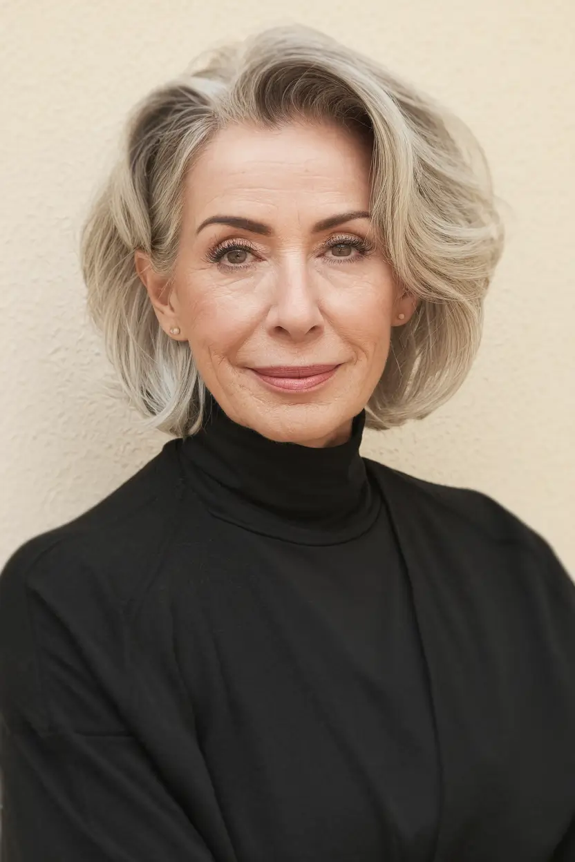 Fall 2025 Hair Color Inspiration for Women Over 60 Silver Sophistication
