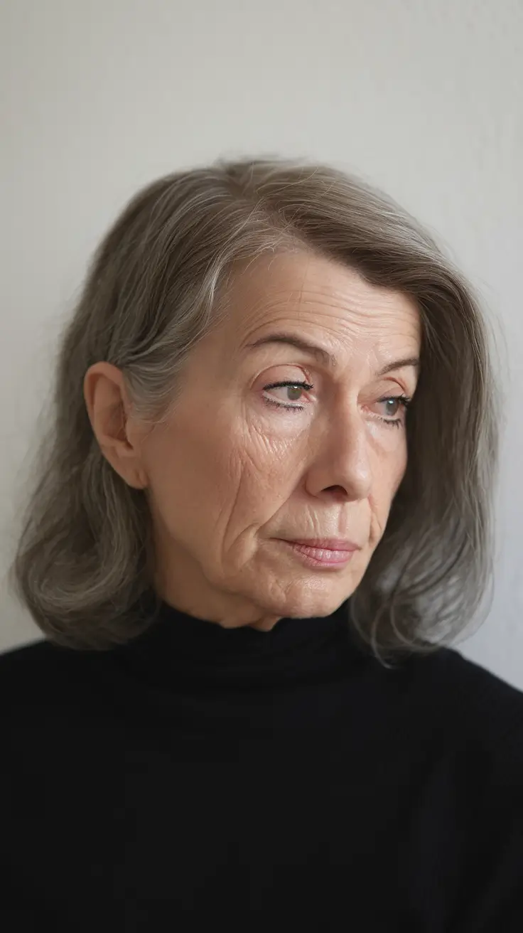 Fall 2025 Hair Color Inspiration for Women Over 60 Soft Gray Elegance