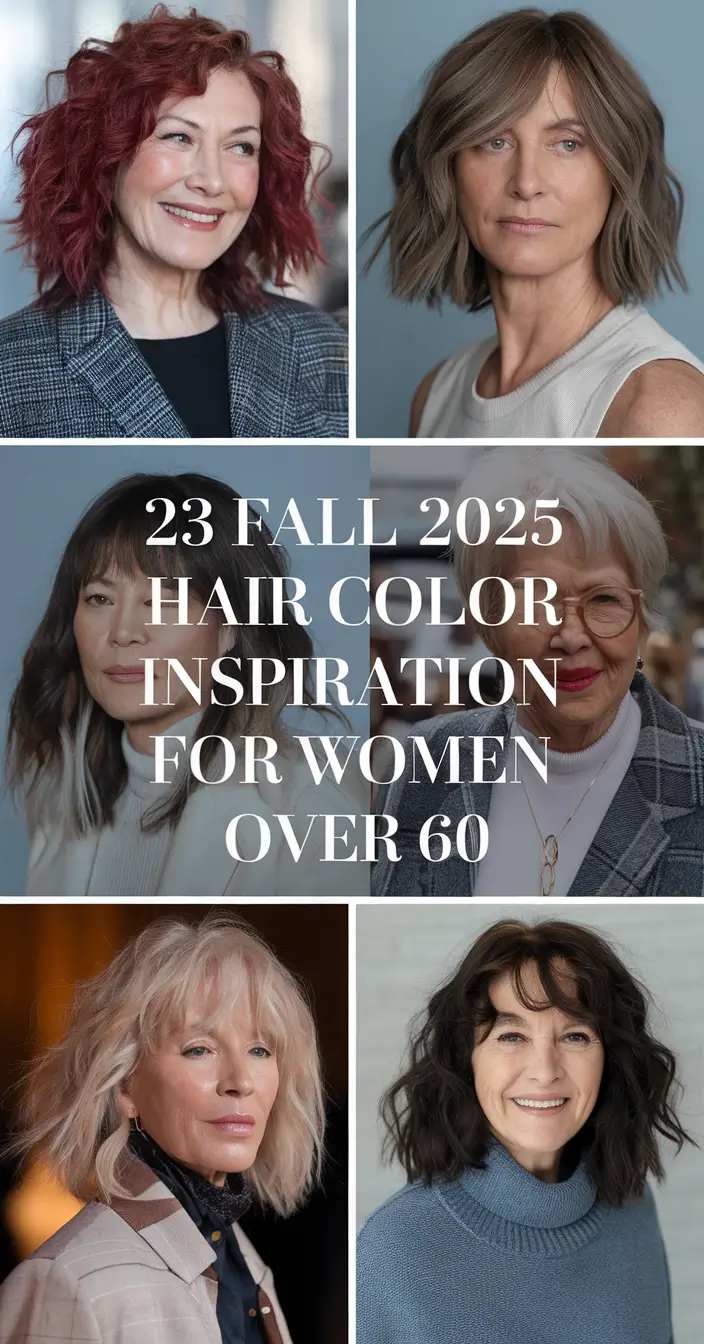 Fall 2025 Hair Color Inspiration for Women Over 60: Fresh Ideas for Timeless Style