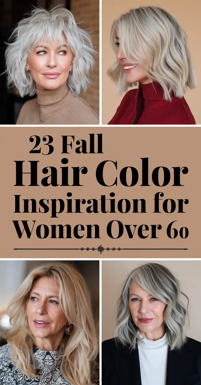 Fall 2025 Hair Color Inspiration for Women Over 60: Fresh Ideas for Timeless Style
