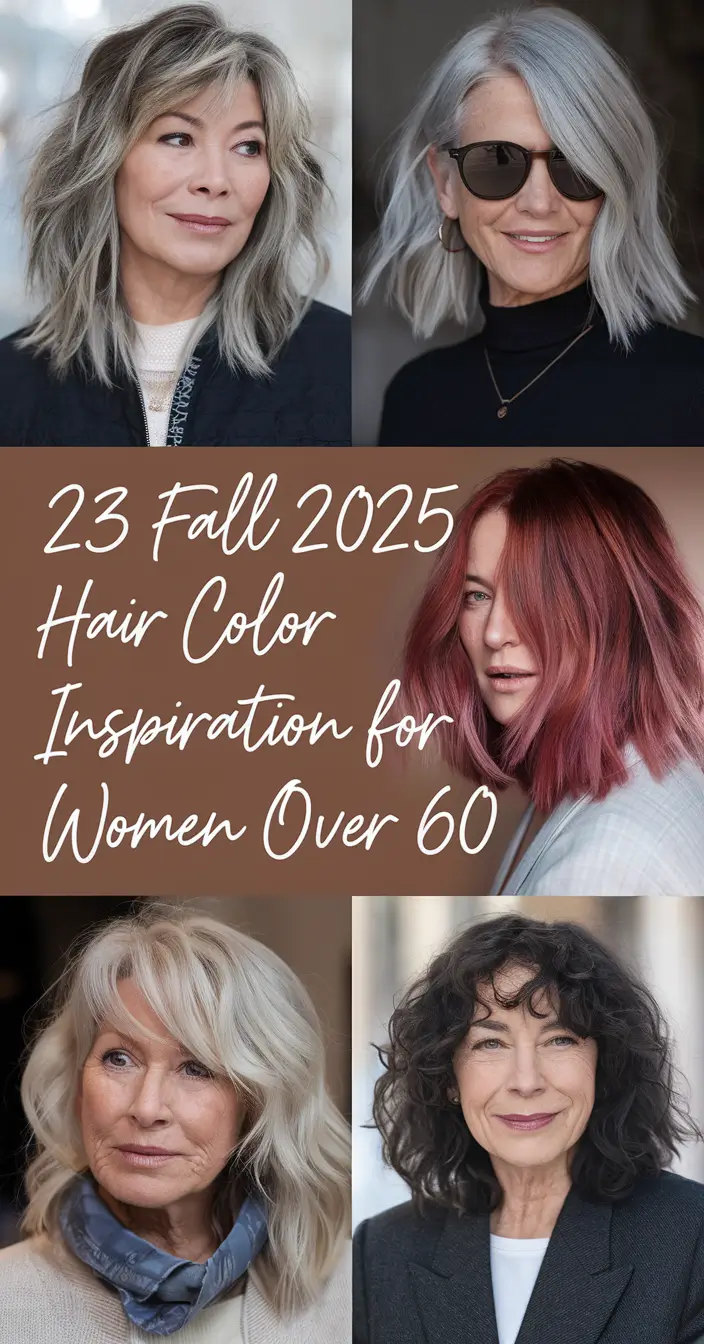 Fall 2025 Hair Color Inspiration for Women Over 60: Fresh Ideas for Timeless Style