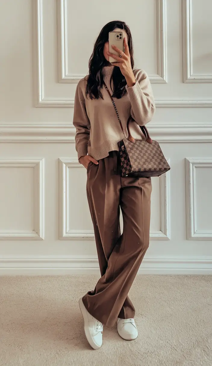 everyday fall outfits 2025 Neutral Layers with Everyday Ease