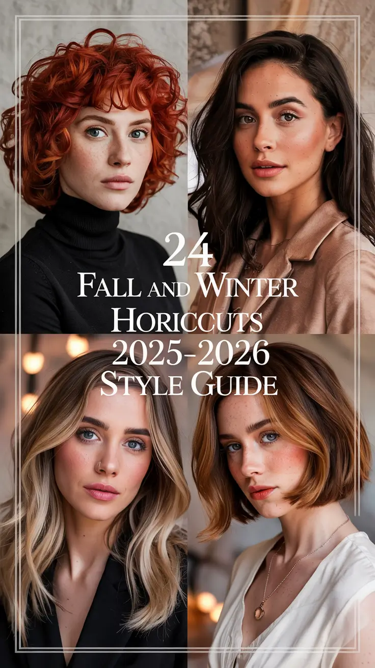 Fall and Winter Haircuts 2025–2026 Style Guide: Medium, Long, and Short Trends