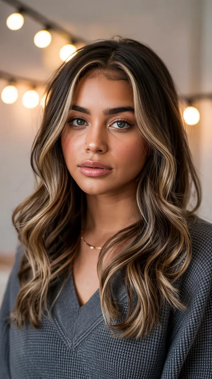 fall hair color ideas Brighter Blonde Money Pieces