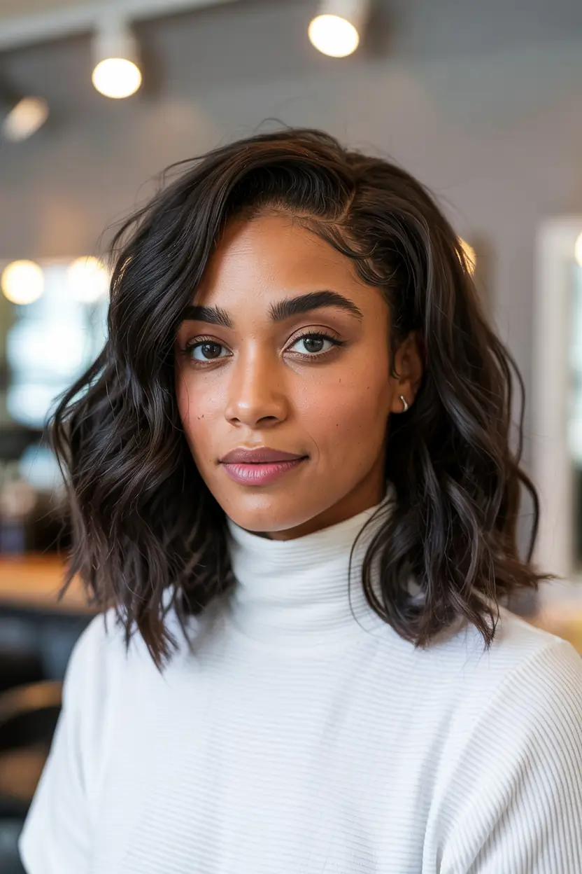 fall hair color ideas Soft Shadow Lob