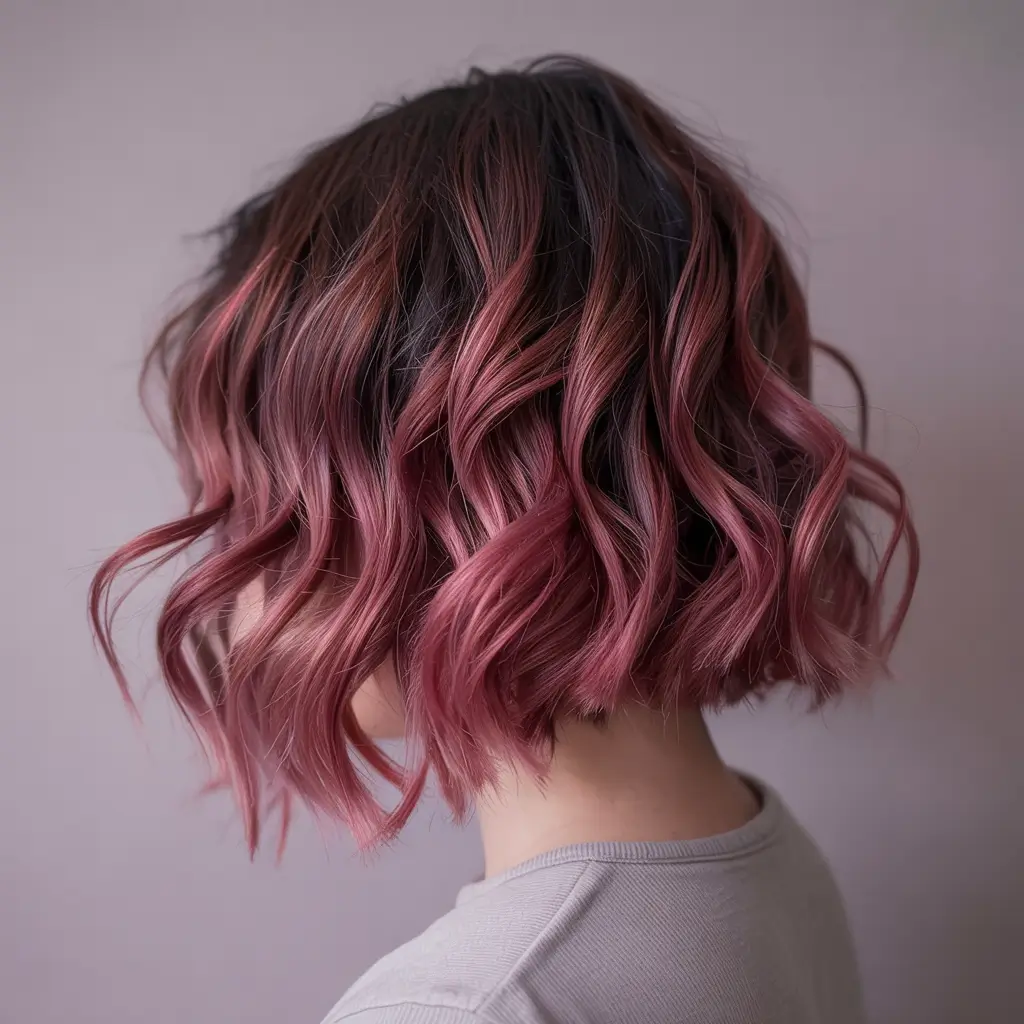 october-hair-color-ideas-Rosewood-Bob-with-Texture