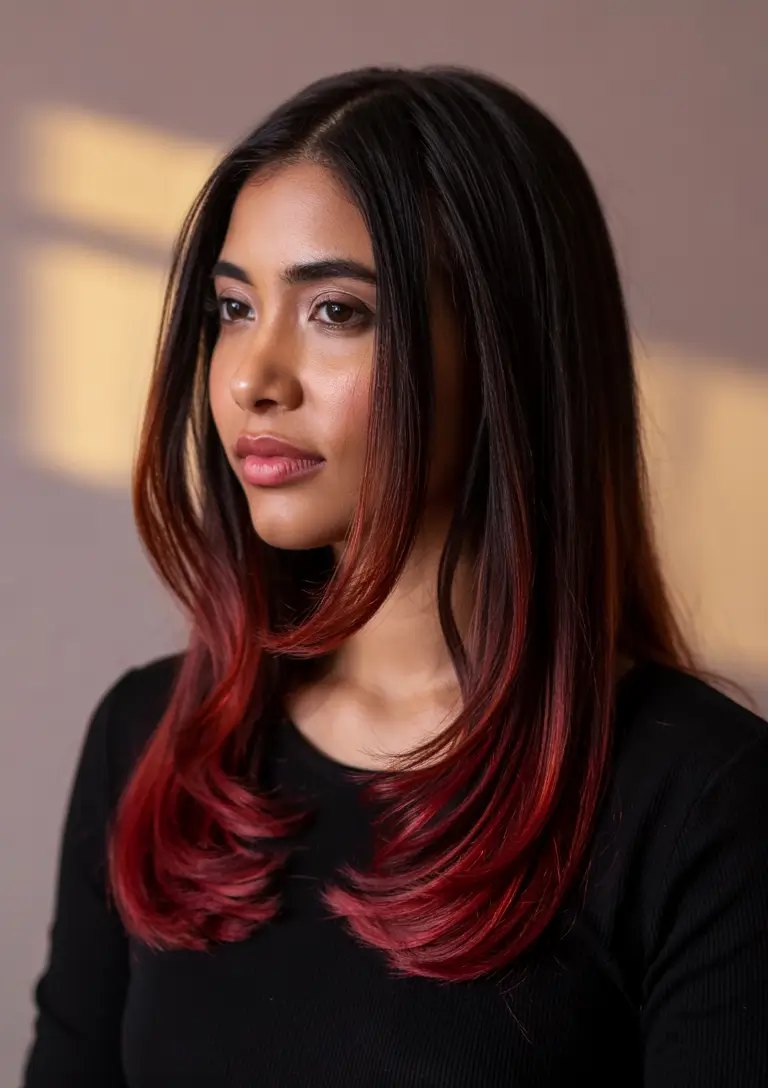 october-hair-color-ideas-Cherry-Red-Ends