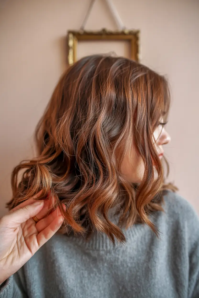 hair colors for october Amber Toffee Waves