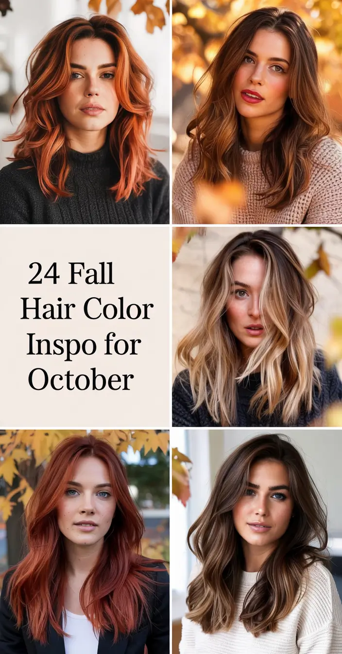 Fall Hair Color Inspo for October 2025: Fresh & Stunning October Hair Color Ideas