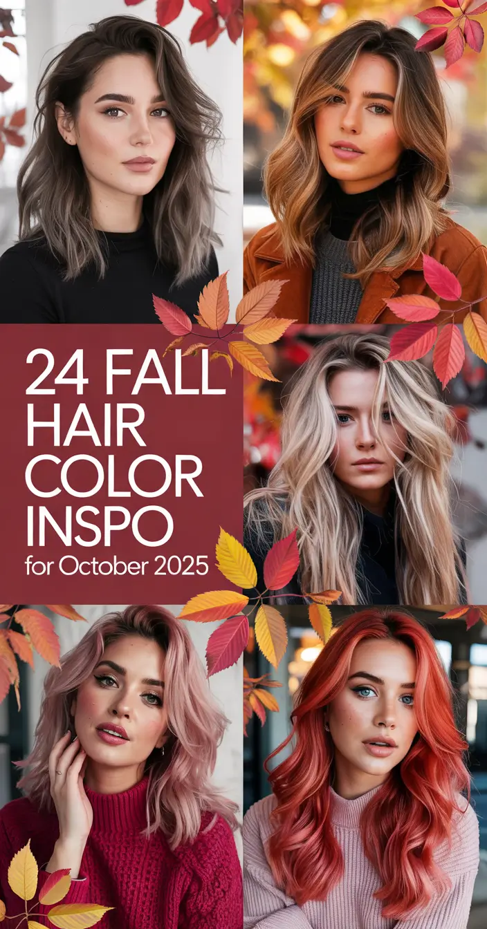 Fall Hair Color Inspo for October 2025: Fresh & Stunning October Hair Color Ideas
