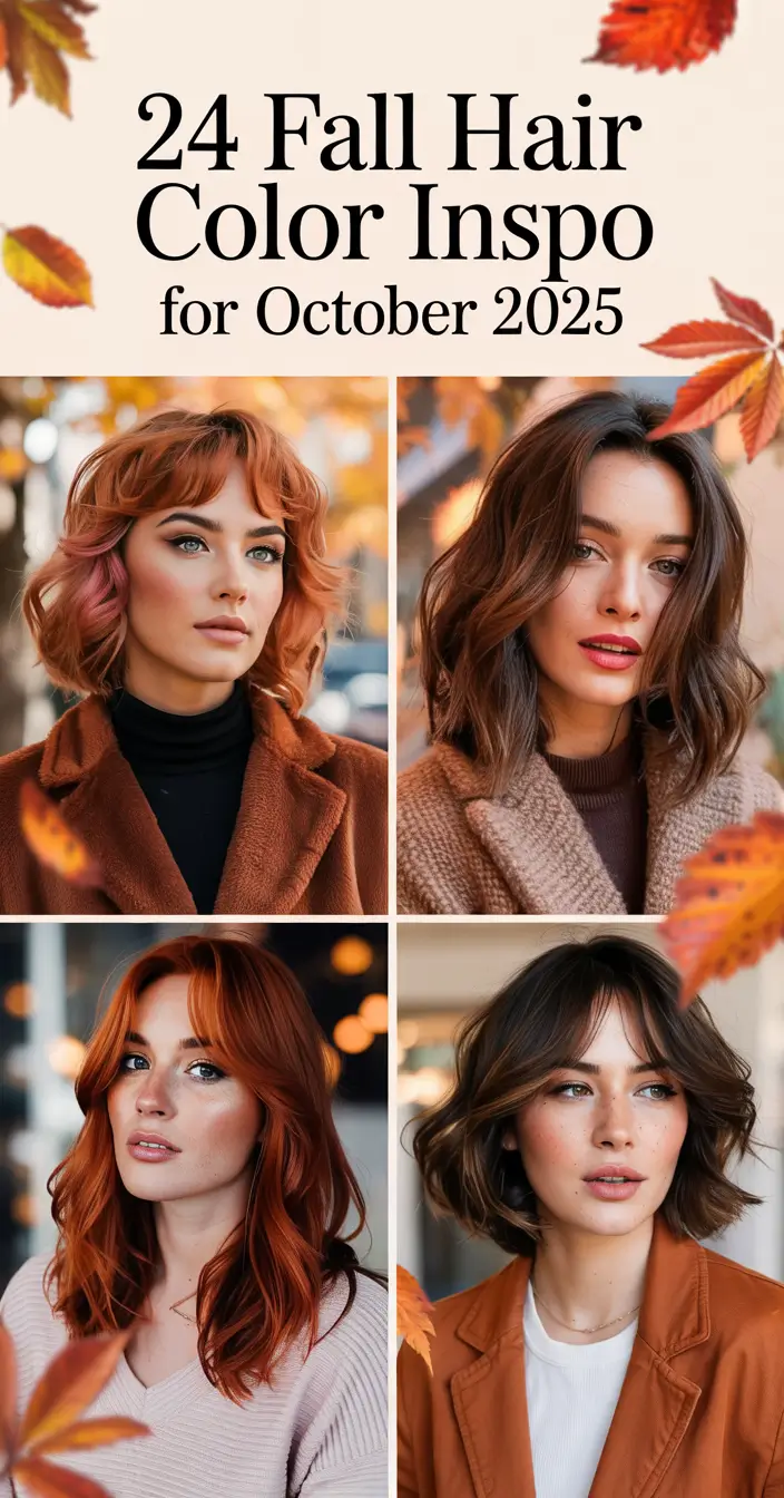 Fall Hair Color Inspo for October 2025: Fresh & Stunning October Hair Color Ideas