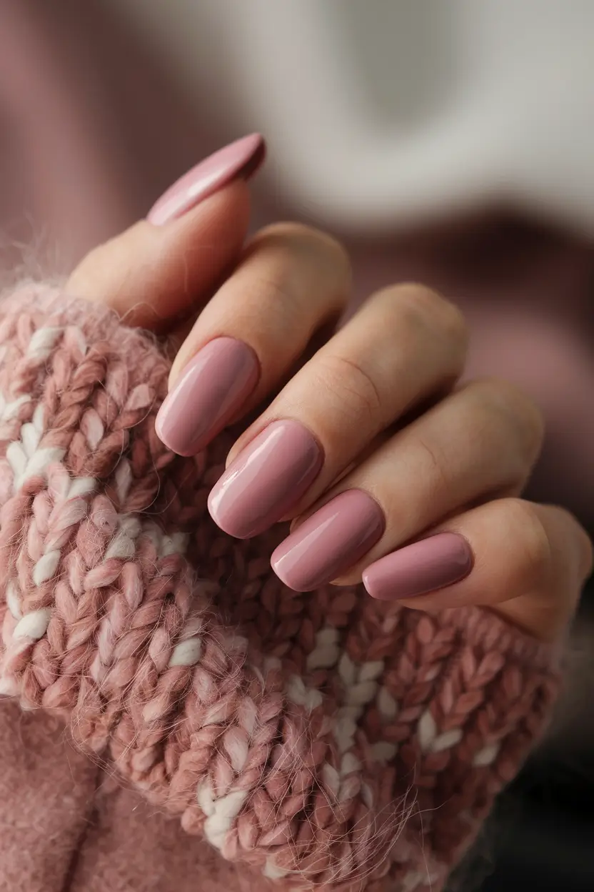 october nails colors october nails color fall Muted Rosewood Calm