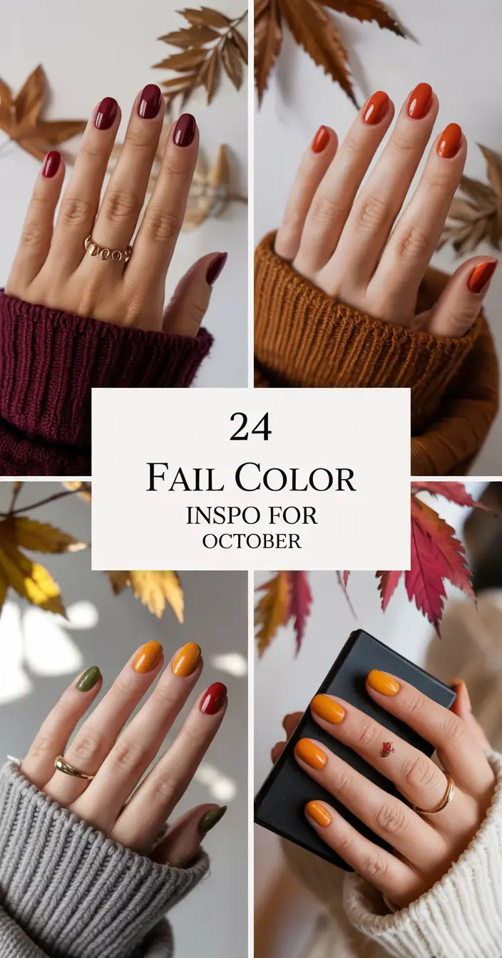 Fall Nail Color Inspo for October 2025: Cozy Trends and Bold Ideas