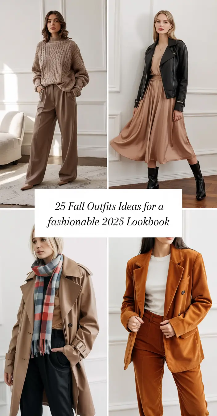 Fall Outfits Ideas for a Fashionable 2025 Lookbook