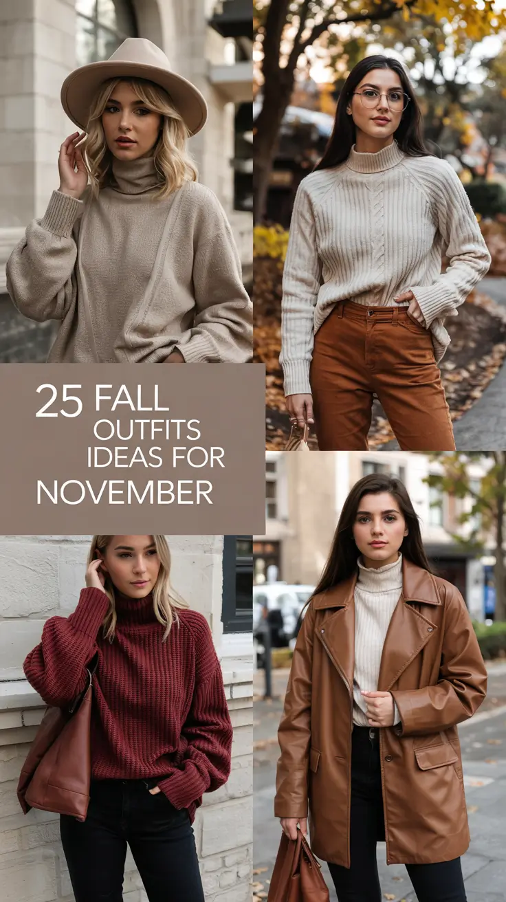 Fall Outfits Ideas for November 2025: Cozy & Trendy Looks for Women