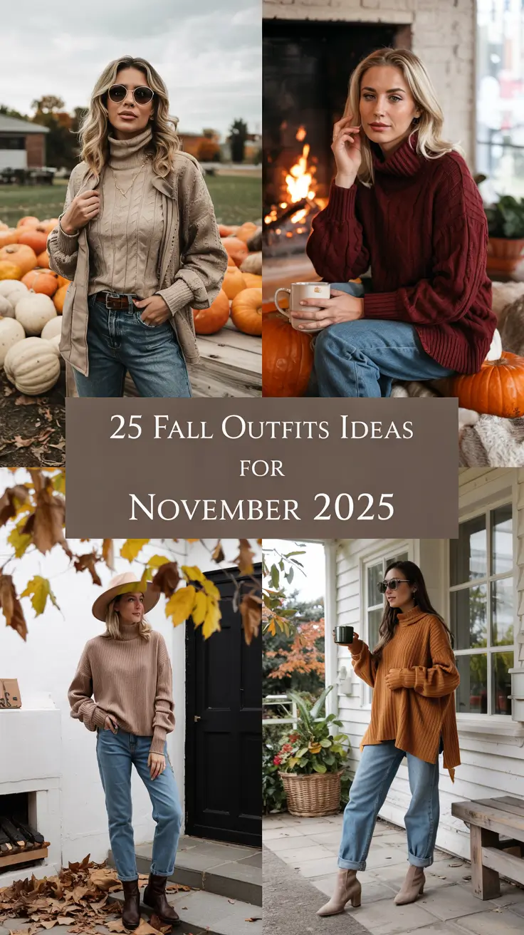 Fall Outfits Ideas for November 2025: Cozy & Trendy Looks for Women