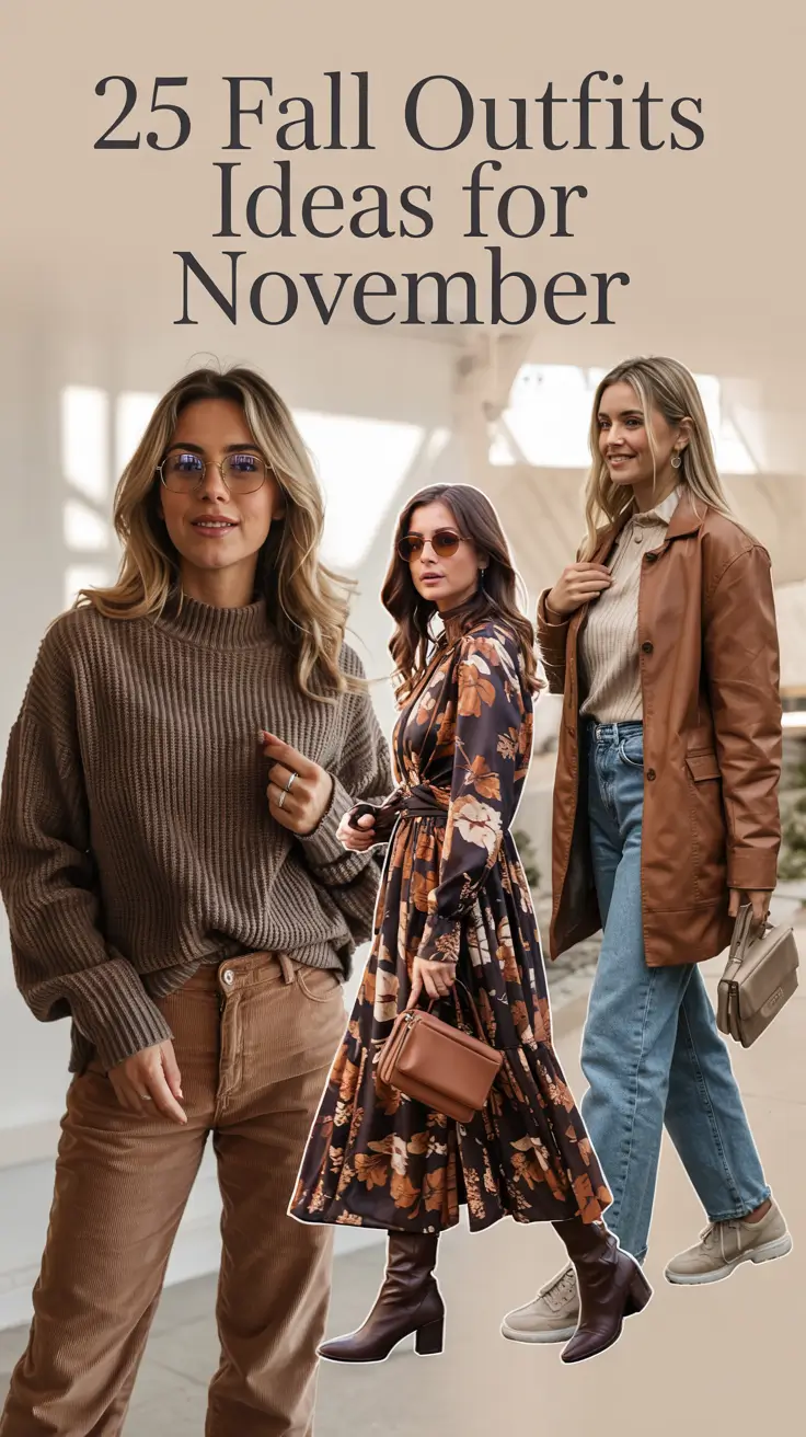 Fall Outfits Ideas for November 2025: Cozy & Trendy Looks for Women