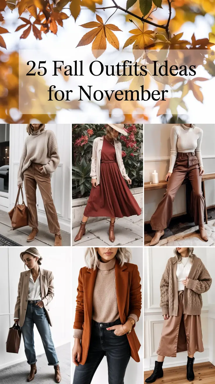 Fall Outfits Ideas for November 2025: Cozy & Trendy Looks for Women